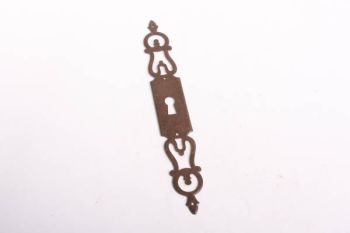 Keyplate classic iron rust 190mm thin