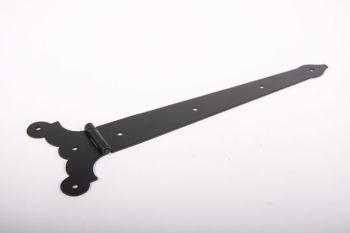 Hinge country iron black 350mm long