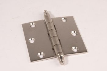 Hinge brushed nickel 89x89mm with vase head