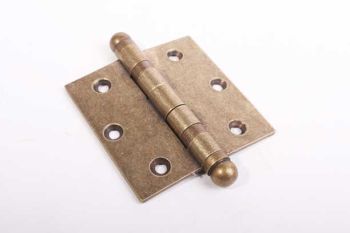 Ball bearing hinge in bronze antique made of brass 3 inch 76mm with ball head