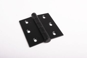 Hinge black 63mm for internal doors and windows with flat head