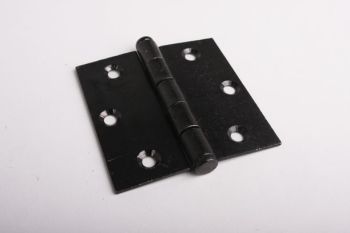 Hinge for interior doors black with flat head 75x76mm