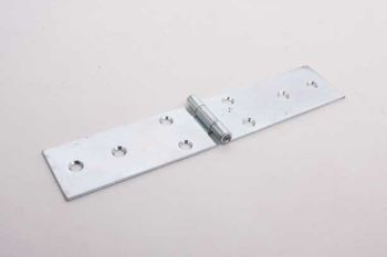 Hinge white galvanized for on wood galvanized iron 140mm x 29mm