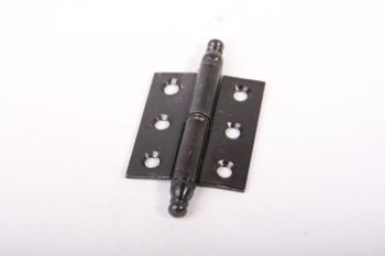 Hinge-pivot straight black 50x40mm left or right