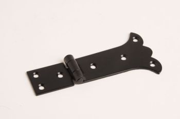 Hinge black 110mm fixed