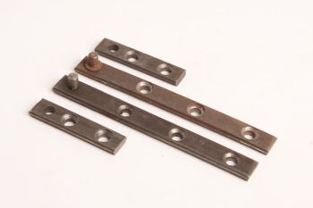 Speun hinge 11 x100mm plain iron set for 1 door zs