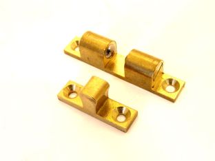 Bullet catch for closing doors 50mm solid brass