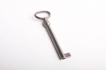 Key blank unfinished length 80mm with hole and small beard