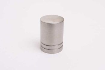 Knob stainless steel for furniture and kitchens with round head round 18mm