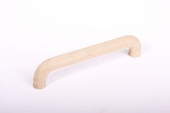 Handle round 15mm oak drilling size 128mm