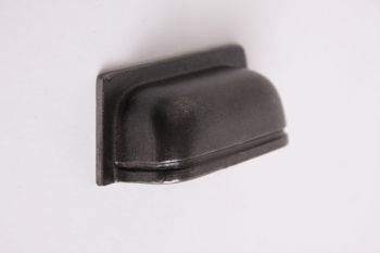 Handle tin color or rust 90mm - classic bowl handle 32mm