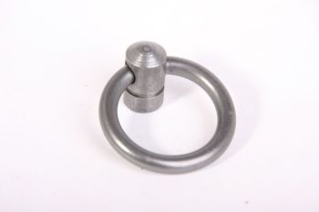 Ring handle metal gray (tin color) 36mm diameter 5mm thick