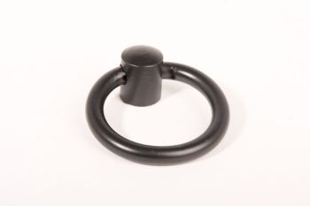 Ring handle black iron 63mm diameter 8mm thick