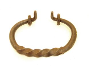 Handle rust 120mm twisted