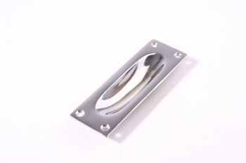 Handle chrome or brushed nickel 100mm sliding door