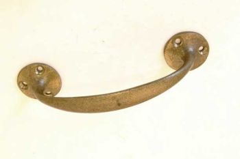 Handle bracket for drawers and doors bronze antique 125mm