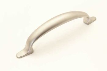 Kitchen handle matt nickel for drawers and doors 128mm