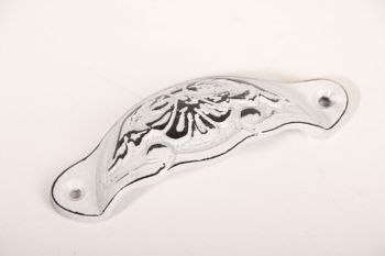 Handle antique white 110mm - bowl handle