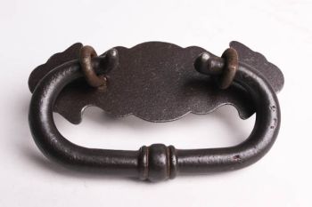 Handle rust 120mm box handle with back plate and eye bolts