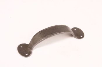 Handle forged iron - metal gray (tin color) 130mm