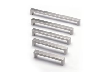 Modern handle stainless steel drilling size 160, 192, 224, 256, 288 or 320mm