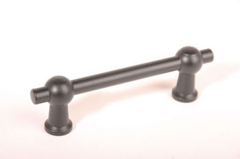 Handle Chemin de Fer black 64mm, 96mm, 110mm, 128mm or 160mm