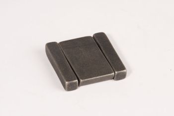 Handle puller silver antique antique 40mm screw-on