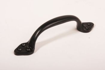 Handle Dutch black cast iron 170mm for furniture and kitchen