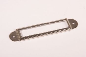 Label holder nickel 15x50mm