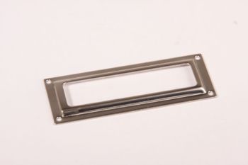 Label holder nickel 24x61mm