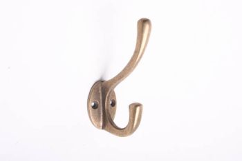 Coat hook - classic coat-hat hook bronze antique 95mm