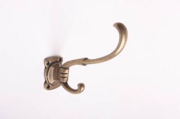 Coat hook coat and hat classic bronze antique