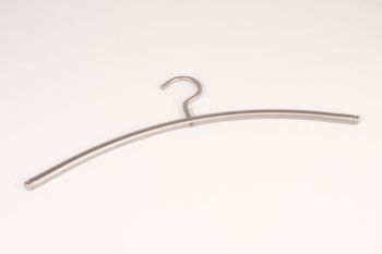 Clothes hanger rotatable for tube up to 40mm matt nickel