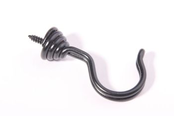 Wire hook/ coat hook 1930s black 62mm