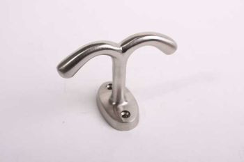 Ceiling hook double brushed nickel fixed 60mm