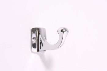 Coat hook/coat hook shiny chrome 29mm