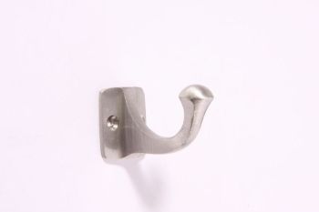 Coat hook/coat hook Brushed nickel 29mm