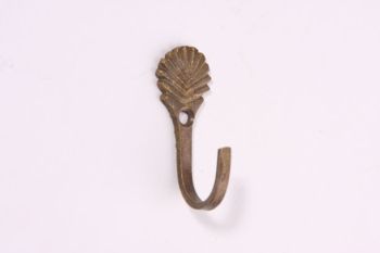 Coat hook 43mm bronze antique shell