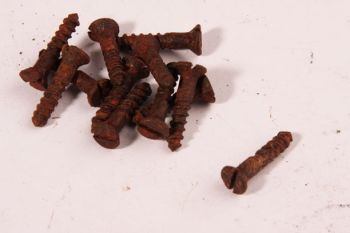 Screws rust with slot flat head 5.0 x 25mm 50 pcs.