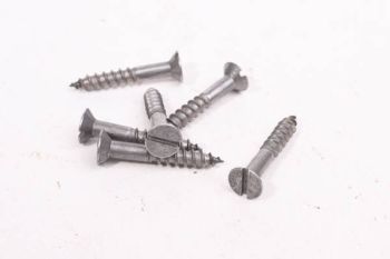 Screws flathead 4.5 x 30mm tin color slot 50 pcs.