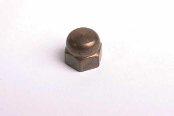 Cap nut M8 bronze antique made of brass hexagonal nut cap per 10 pieces