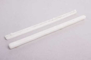 Drawer guide plastic white 350mm x 16mm x 11mm Häfele drawer rail per pair zs