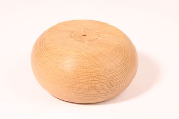 Spherical leg round 115mm x 60mm solid oak