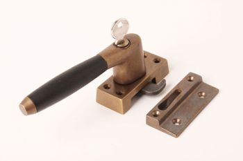 Window Lock Left barrel model bronze antique black ebony SKG*