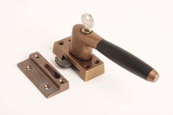 Window lock right barrel model bronze antique black ebony SKG*