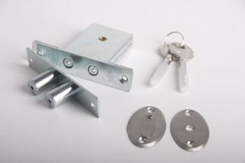 Mortise deadbolt lock SKG* brushed nickel 2 pcs.