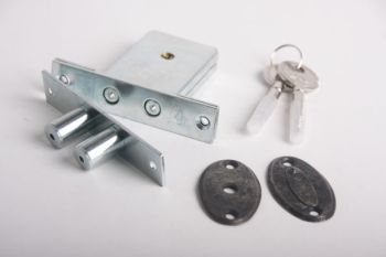 Mortise deadbolt lock SKG* silver antique 2 pcs.