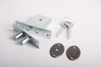 Mortise lock SKG** two brass antique per 2 pcs.