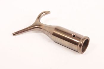 Boat hook for window snap or loft ladder hatch bronze antique 115mm