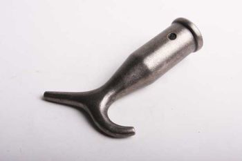 Boat hook for window snap or loft ladder hatch silver antique 115mm